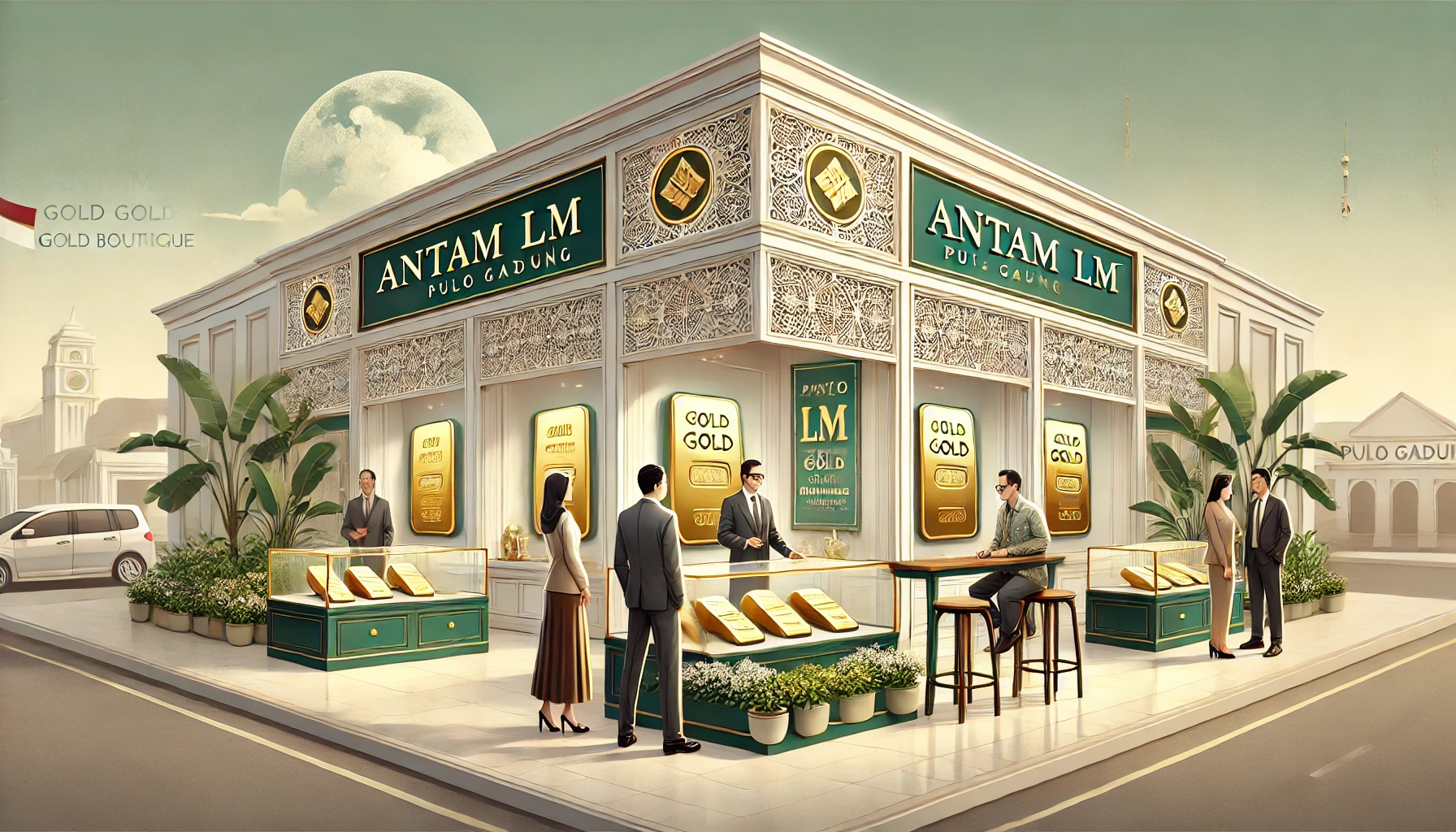 butik emas lm antam pulo gadung