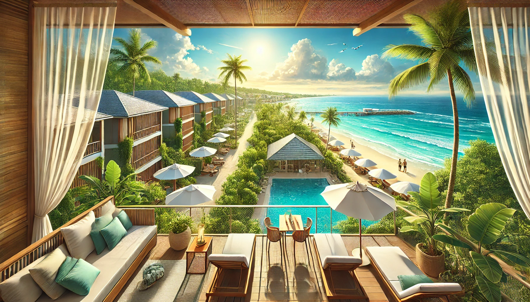 pantai indah resort pangandaran