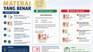 Cara Pasang Materai Yang Benar