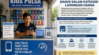 Pedagang Pulsa Masuk Dalam