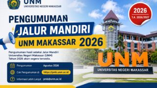 Pengumuman Jalur Mandiri UNM