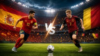 Pertandingan Spanyol vs Belgia
