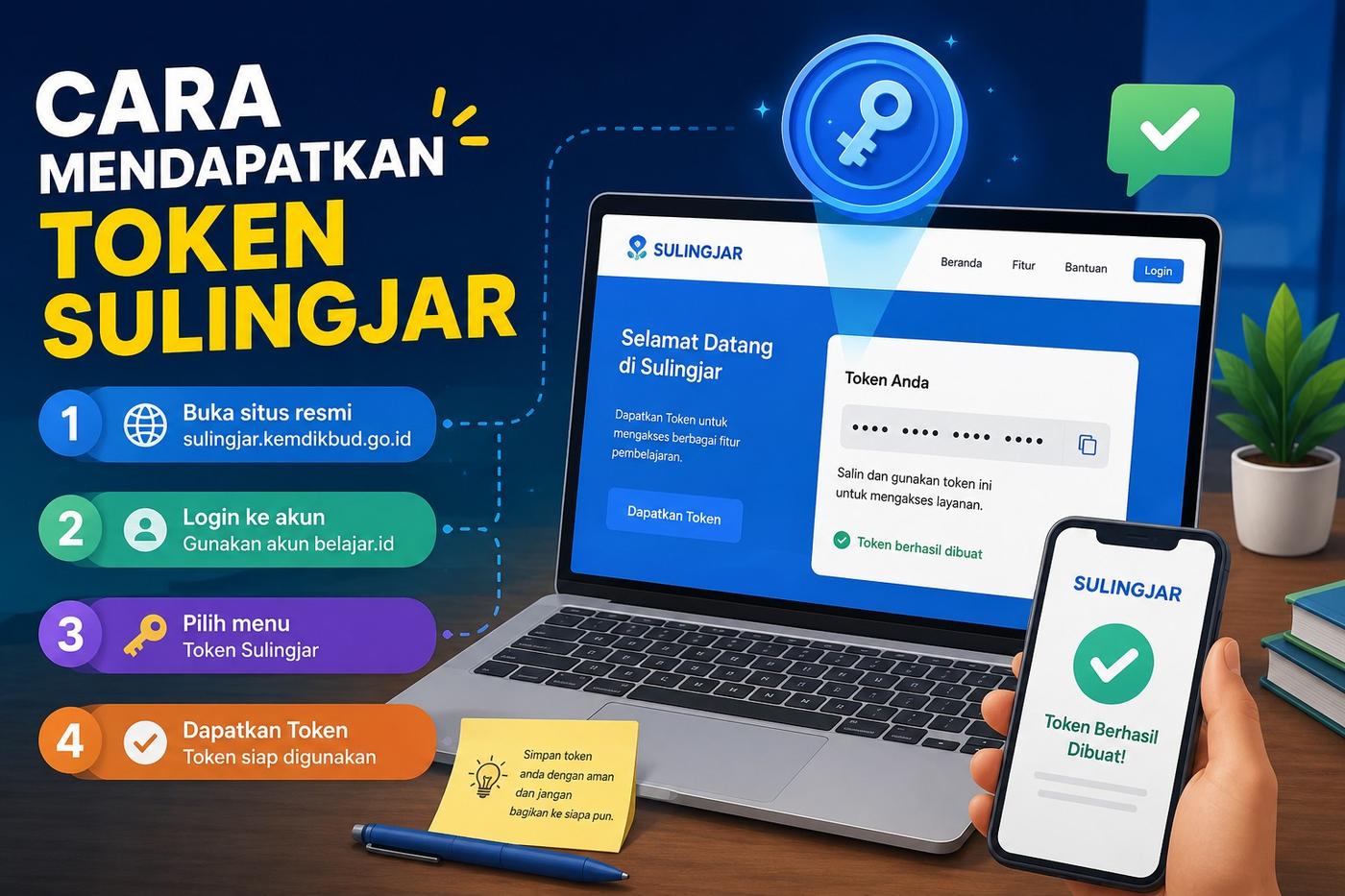 Cara Mendapatkan Token Sulingjar
