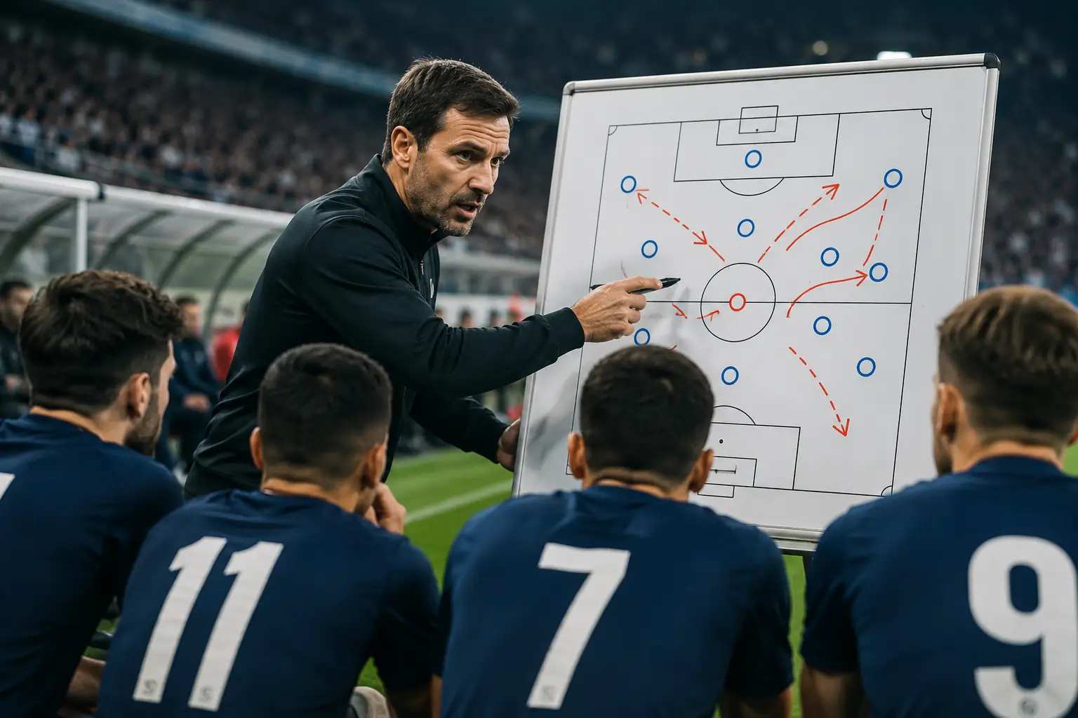 Pelatih Dengan Taktik Menyerang